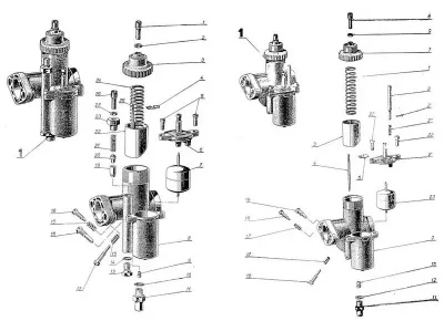 Karburátor Kývačka a Panelka