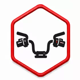 Ovládání motocyklu – řídítka,  ovládací páčky,  bowdeny