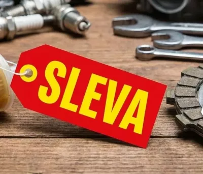 Slevy na náhradní díly,  doprodej zásob