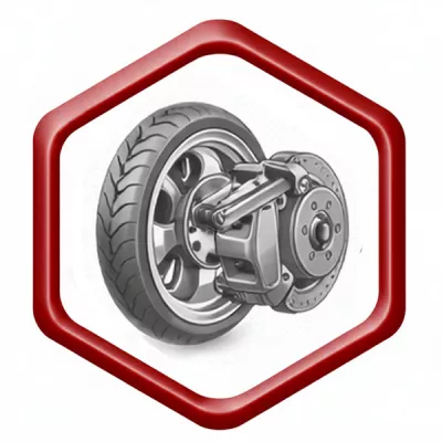 Zadní a přední kolo