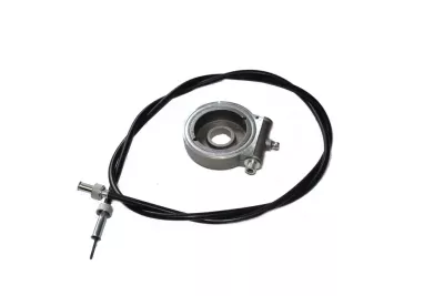 Zadní kola,  brzdové čelisti a převody náhonu rychloměru pro Jawa 50 Pionýr